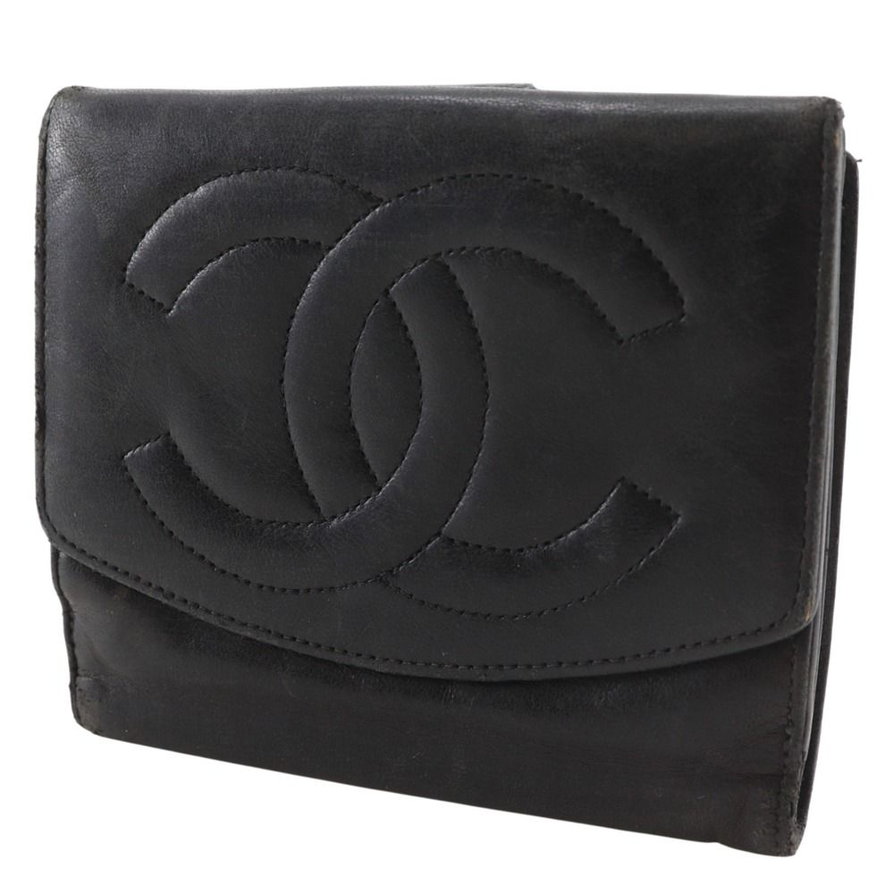 Chanel Coco Mark Lambskin Wallet