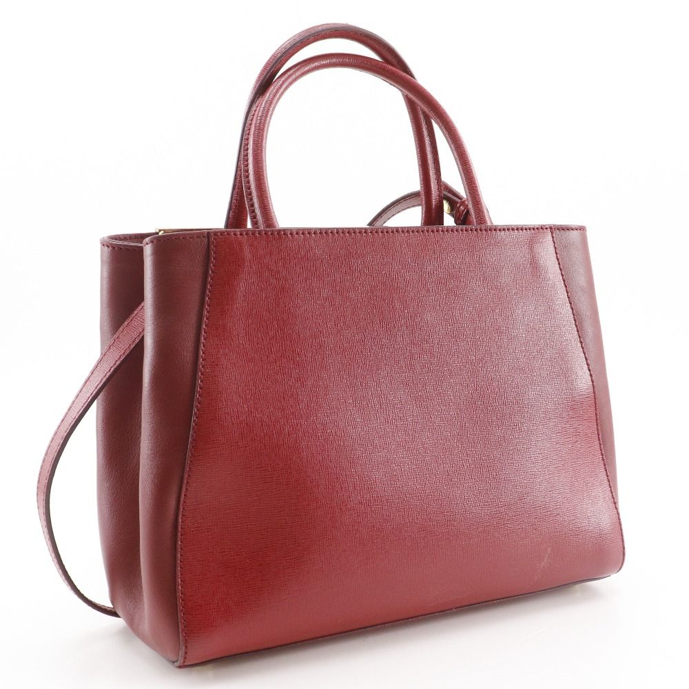 Fendi Petit 2Jours Leather Handbag