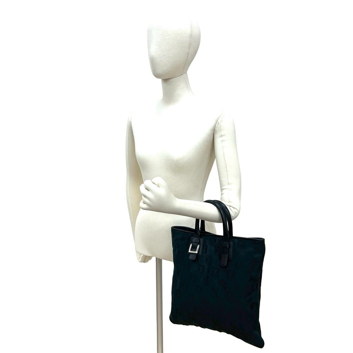 Loewe Anagram Canvas Leather Handbag