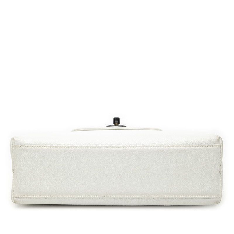 Chanel Coco Mark Leather Handbag