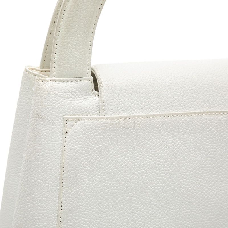 Chanel Coco Mark Leather Handbag