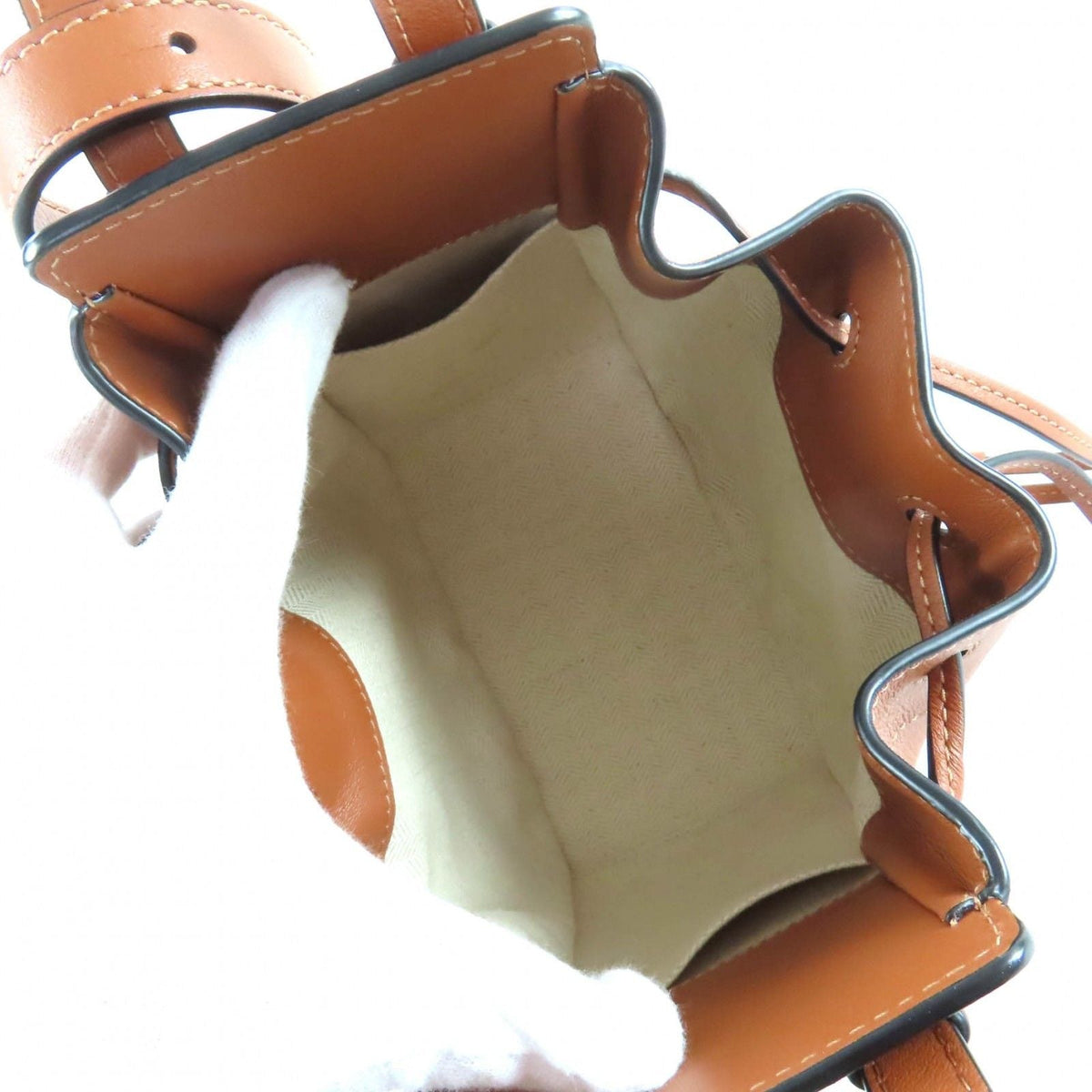 Loewe Hammock Drawstring Mini Leather 2way Shoulder Bag