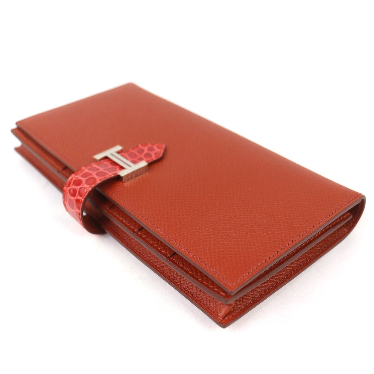 Herm�s Bearn Souffl Epsom Leather Wallet