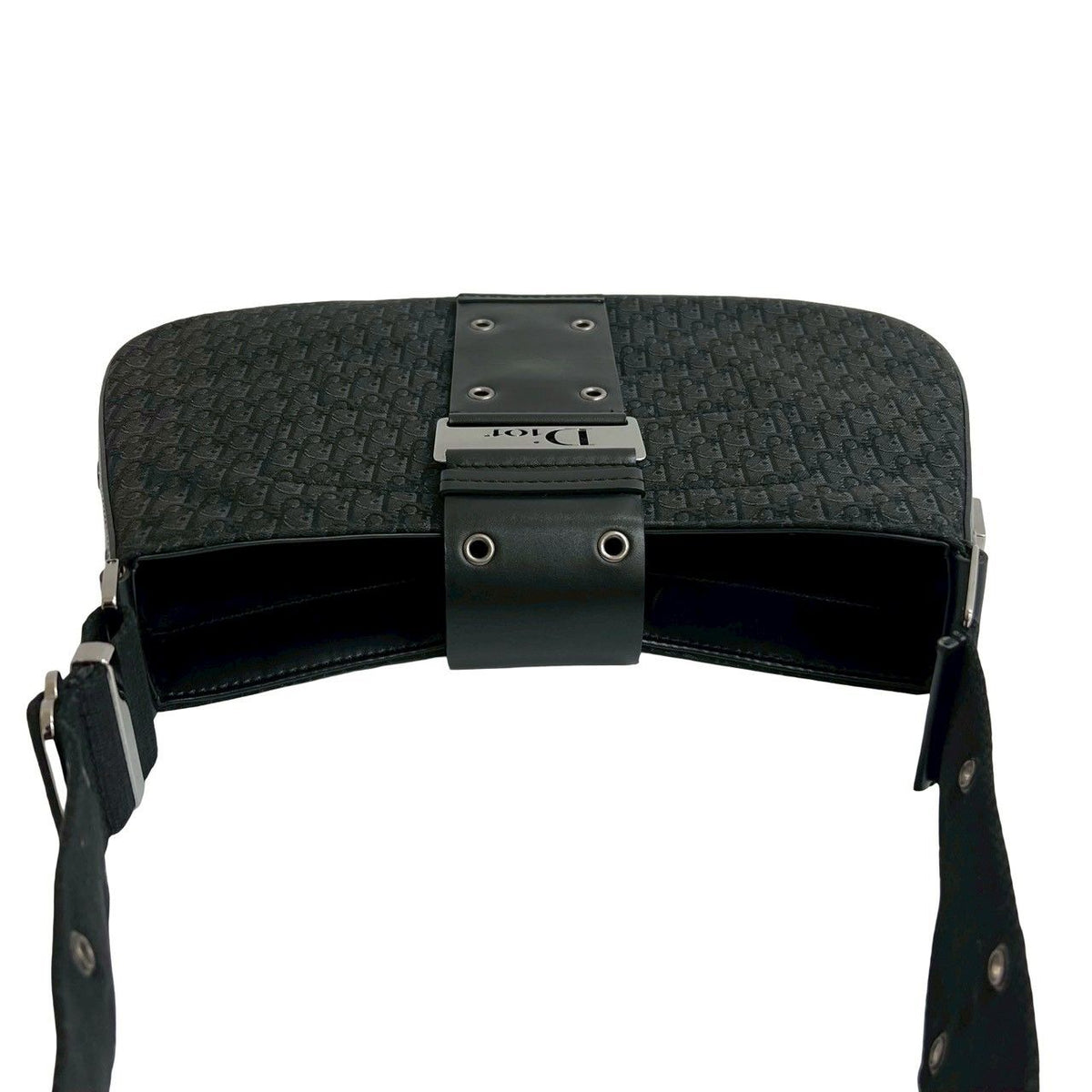 Christian Dior Trotter Canvas Leather Shoulder Bag
