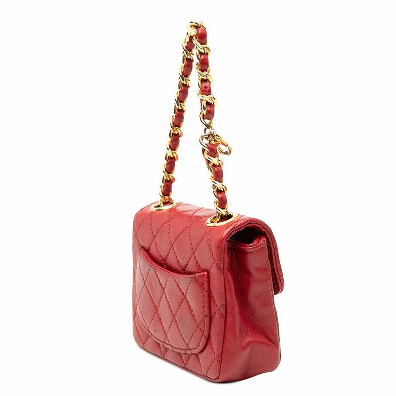 Chanel Mini Mini Matelasse Lambskin Shoulder Bag