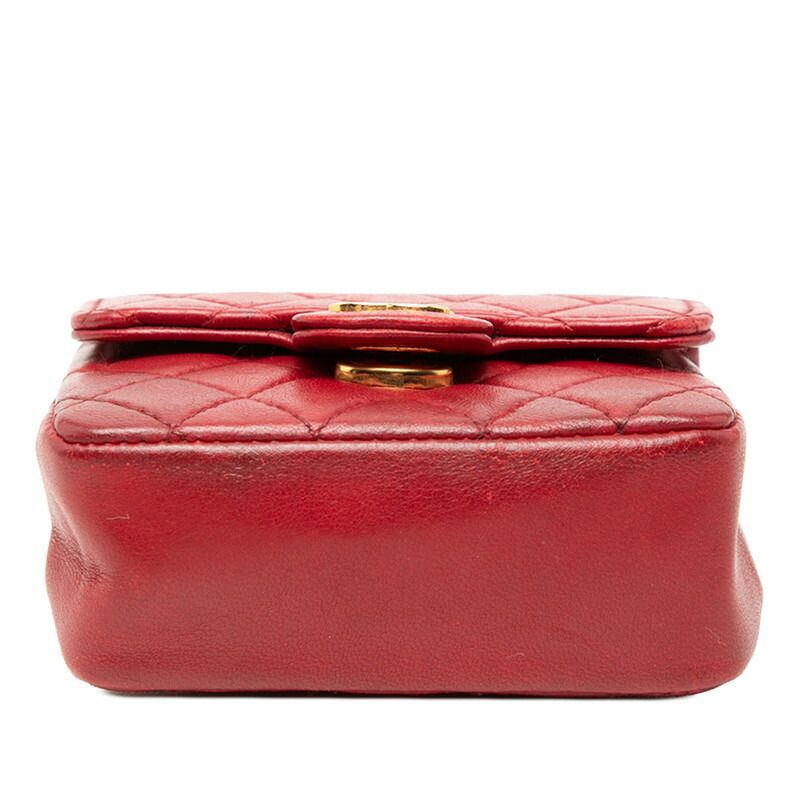 Chanel Mini Mini Matelasse Lambskin Shoulder Bag