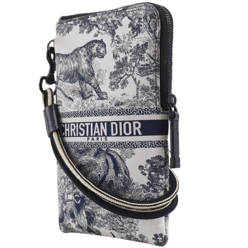 Christian Dior DiorTravel Toile de Jouy Nylon Shoulder Bag
