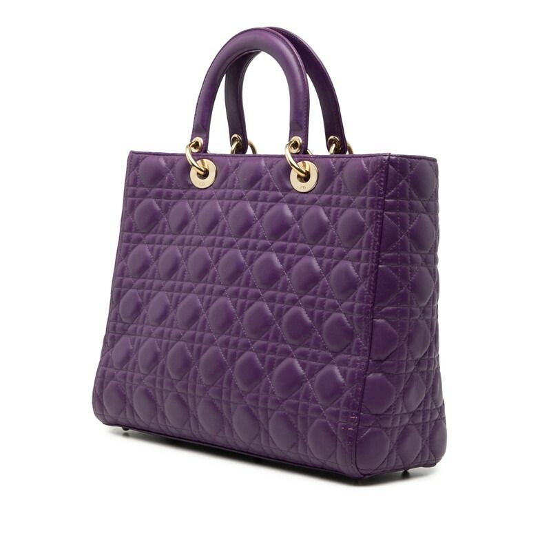 Christian Dior Lady Dior Cannage Leather 2way Bag