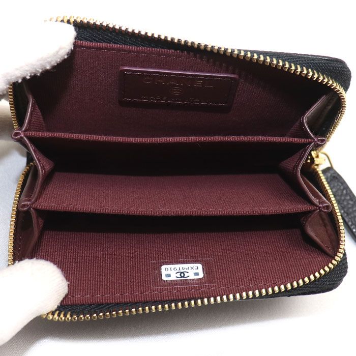 CHANEL Classic Zip Coin Purse Grained Calfskin Coin Purse