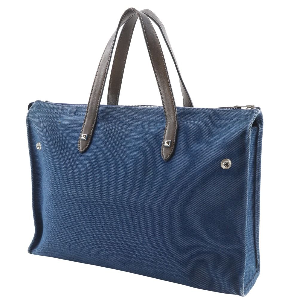 Herm�s Cabas Mila PM Canvas Handbag