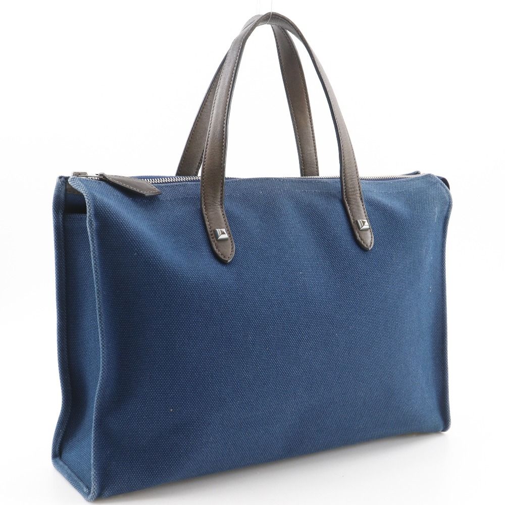 Herm�s Cabas Mila PM Canvas Handbag