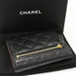 Chanel Classic Small Flap Wallet Caviar Wallet