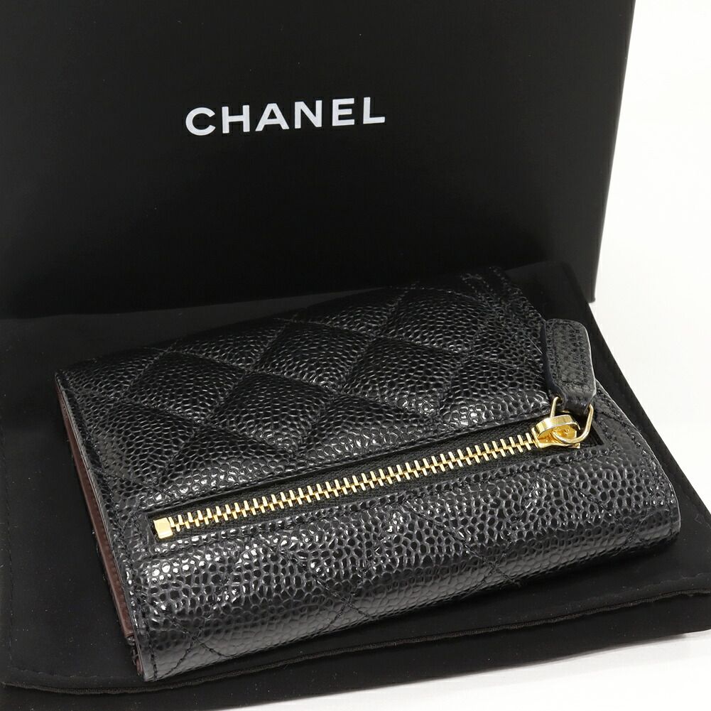 Chanel Classic Small Flap Wallet Caviar Wallet