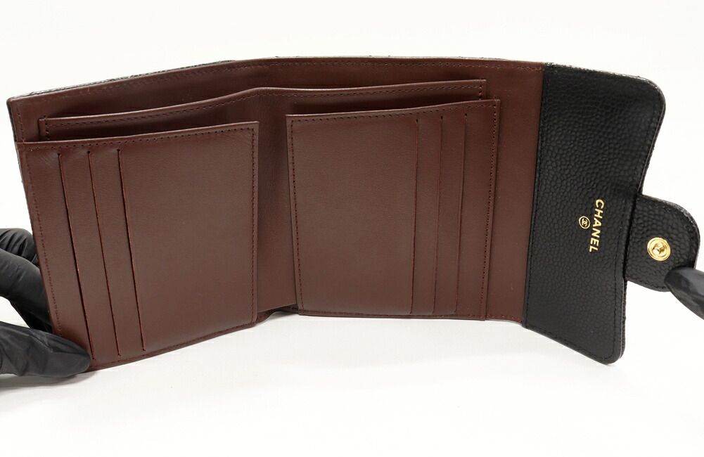 Chanel Classic Small Flap Wallet Caviar Wallet
