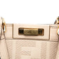 FENDI Peekaboo X-Tote Zucca Canvas Leather 2way Tote Bag