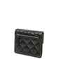 Chanel Coco Mark Matelasse Lambskin Trifold Wallet