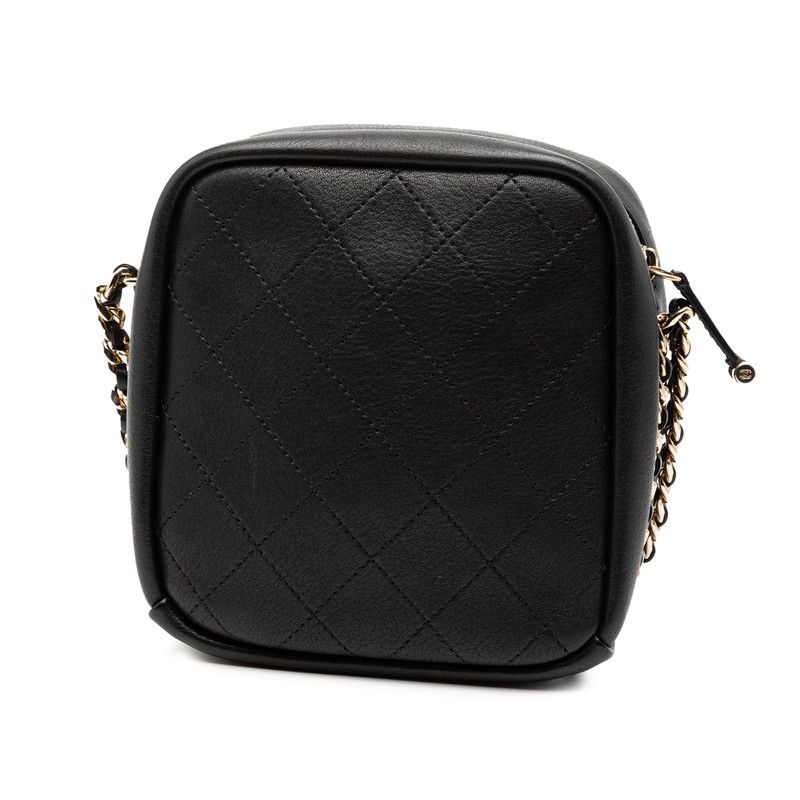 Chanel Matelasse Coco Mark Leather Shoulder Bag