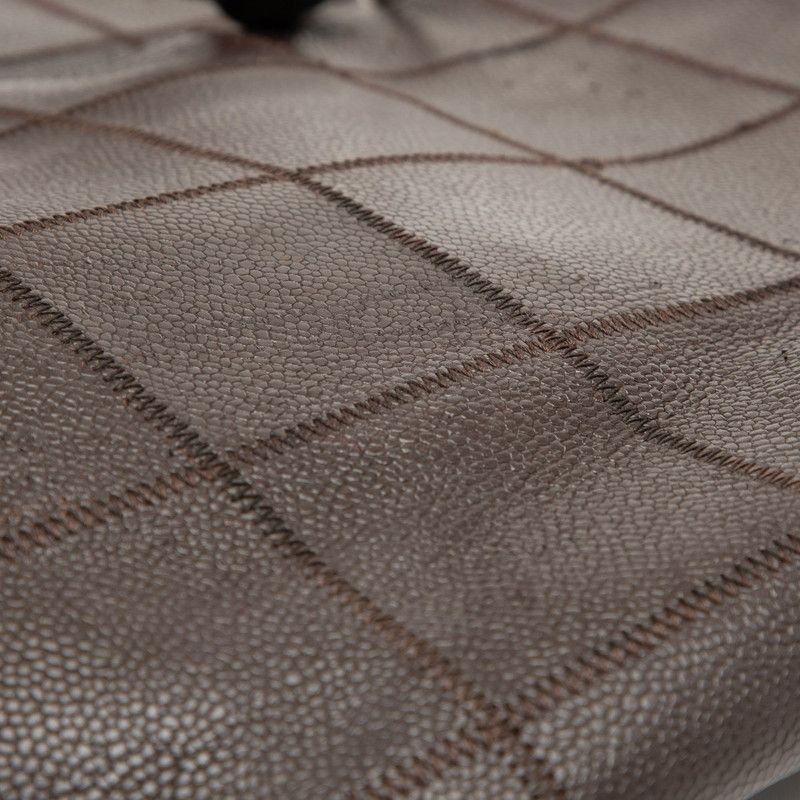 Chanel Choco Bar Caviar Skin 2way Tote Bag
