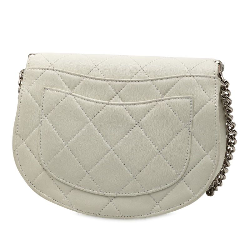 Chanel Matelasse Coco Mark Leather Shoulder Bag