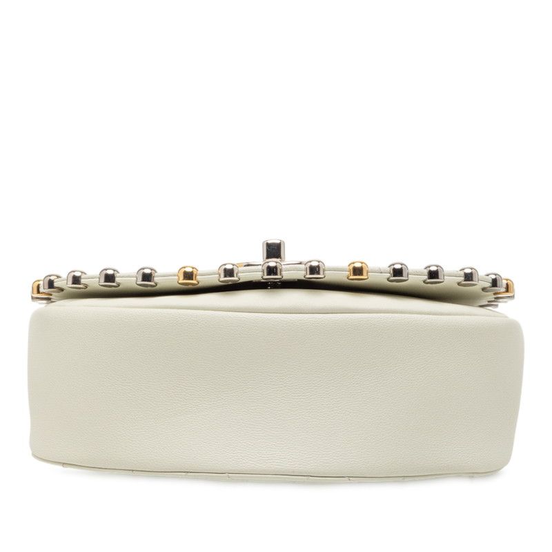 Chanel Matelasse Coco Mark Leather Shoulder Bag