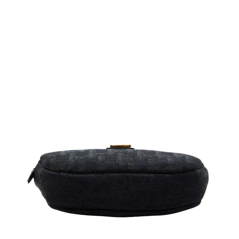 Dior Trotter Canvas Chain Shoulder Bag Coin Purse
