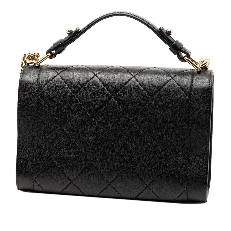 Chanel Click Label Matelasse Leather Shoulder Bag