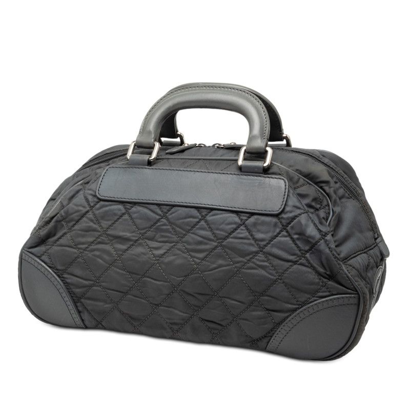 Chanel Paris New York Line Nylon Leather Boston Bag