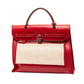 Herm s Herbag Zip PM Toile Ash Toile Berline Vache Hunter 2way Bag