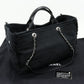 Chanel Deauville Cotton Calfskin 2way Bag