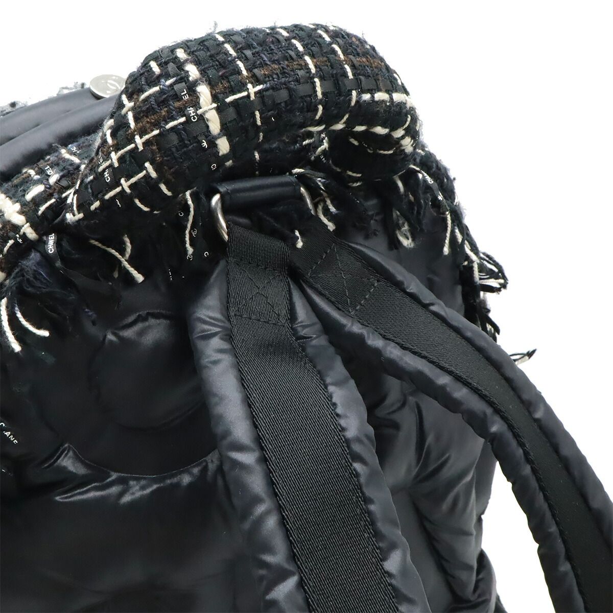 Chanel Coco Neige Nylon Tweed Backpack