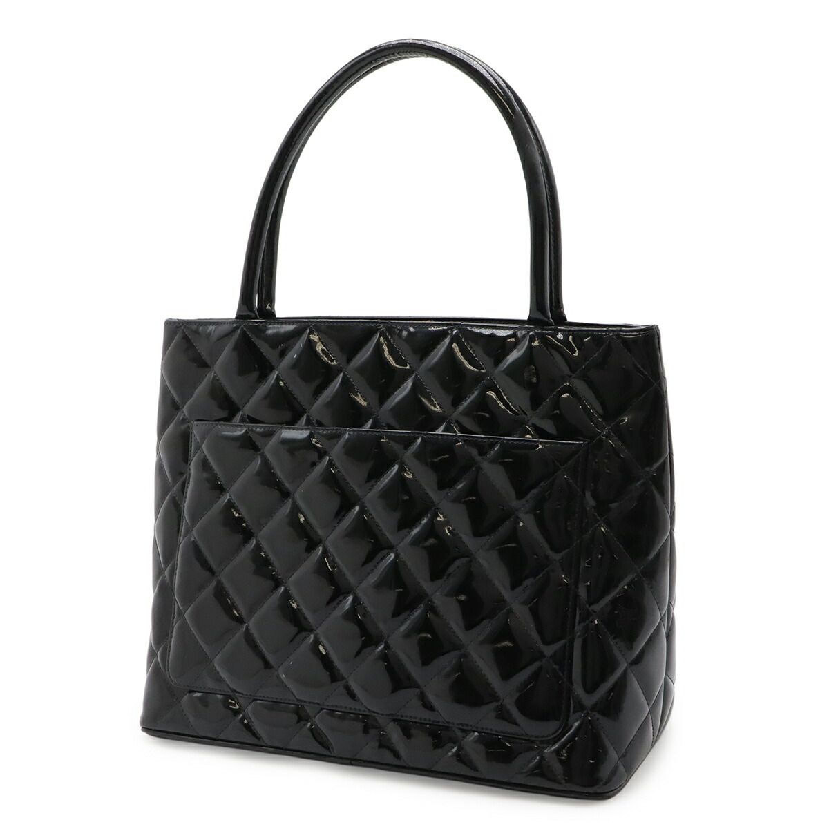 Chanel Matelasse Coco Mark Enamel 2way Tote Bag