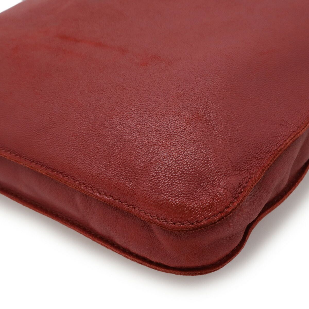 Herm s Clou de Selle Lambskin Shoulder Bag