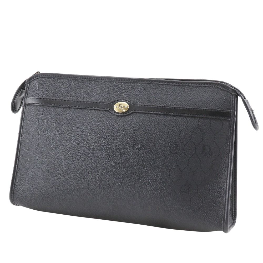 Christian Dior Old Dior Honeycomb PVC Clutch Bag