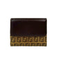 Fendi Zucchino Leather Patent Leather Wallet