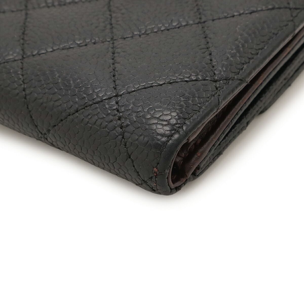 Chanel Matelasse Caviar Skin Bifold Wallet