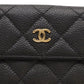 Chanel Matelasse Caviar Skin Bifold Wallet