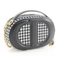 Christian Dior CD Signature Houndstooth Canvas 2way Shoulder Bag