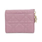 Christian Dior Lady Dior Lotus Wallet Lambskin Wallet