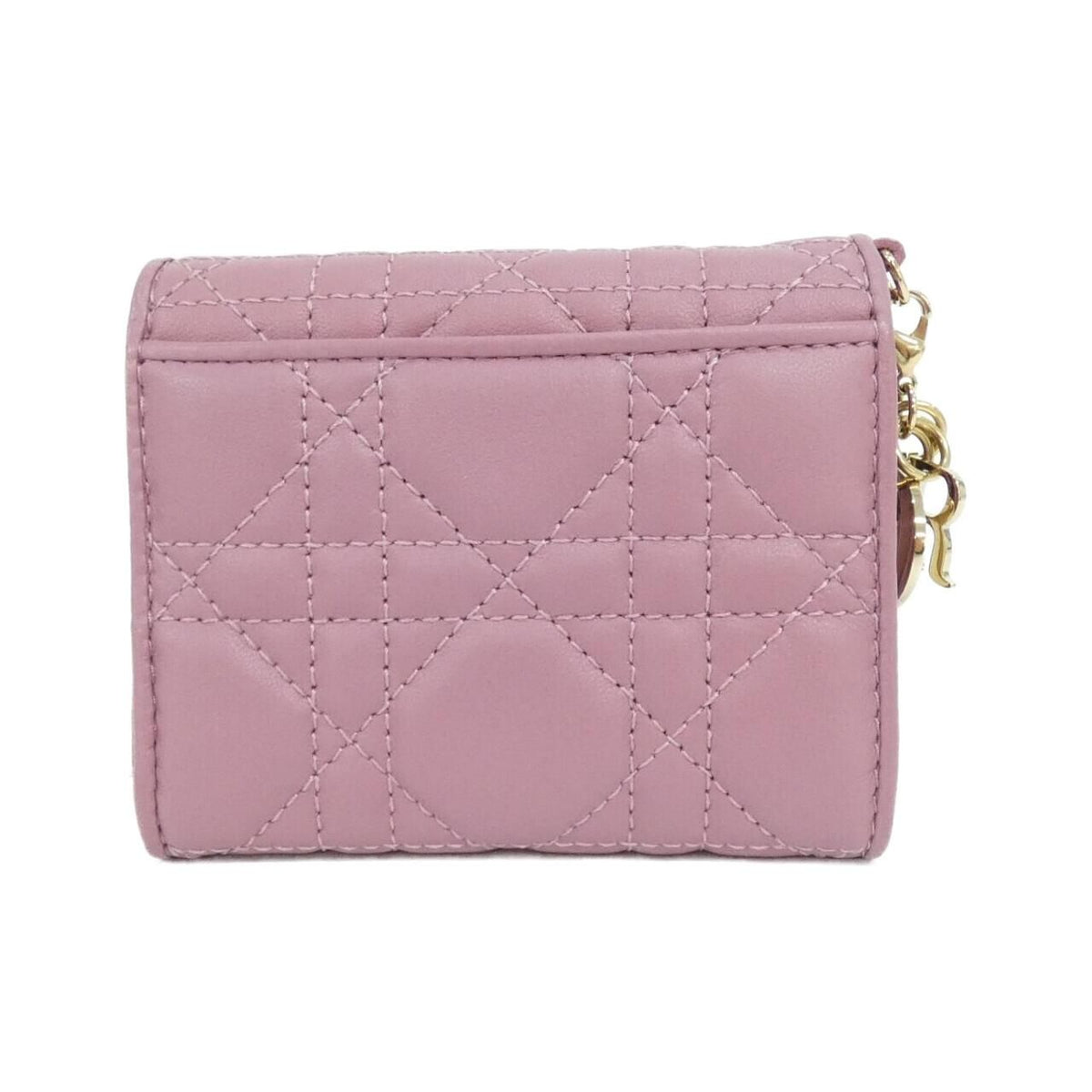 Christian Dior Lady Dior Lotus Wallet Lambskin Wallet