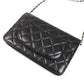 CHANEL Chain Wallet Lambskin Shoulder Bag