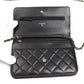 CHANEL Chain Wallet Lambskin Shoulder Bag
