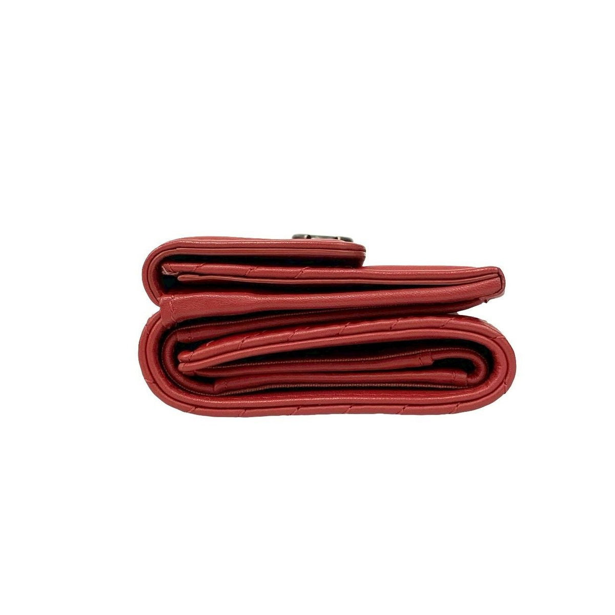 CHANEL Boy Chanel Lambskin Trifold Wallet