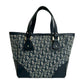 Christian Dior Trotter Canvas Leather Handbag