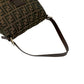 Fendi Mamma Baguette Canvas Leather Shoulder Bag
