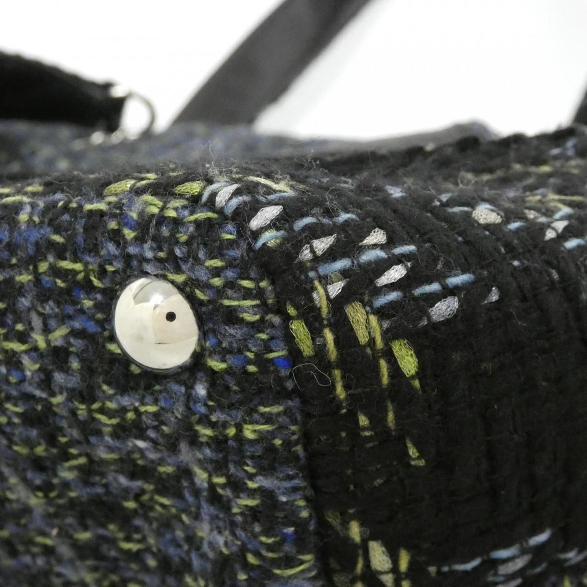Chanel Cambon Line Tweed Shoulder Bag