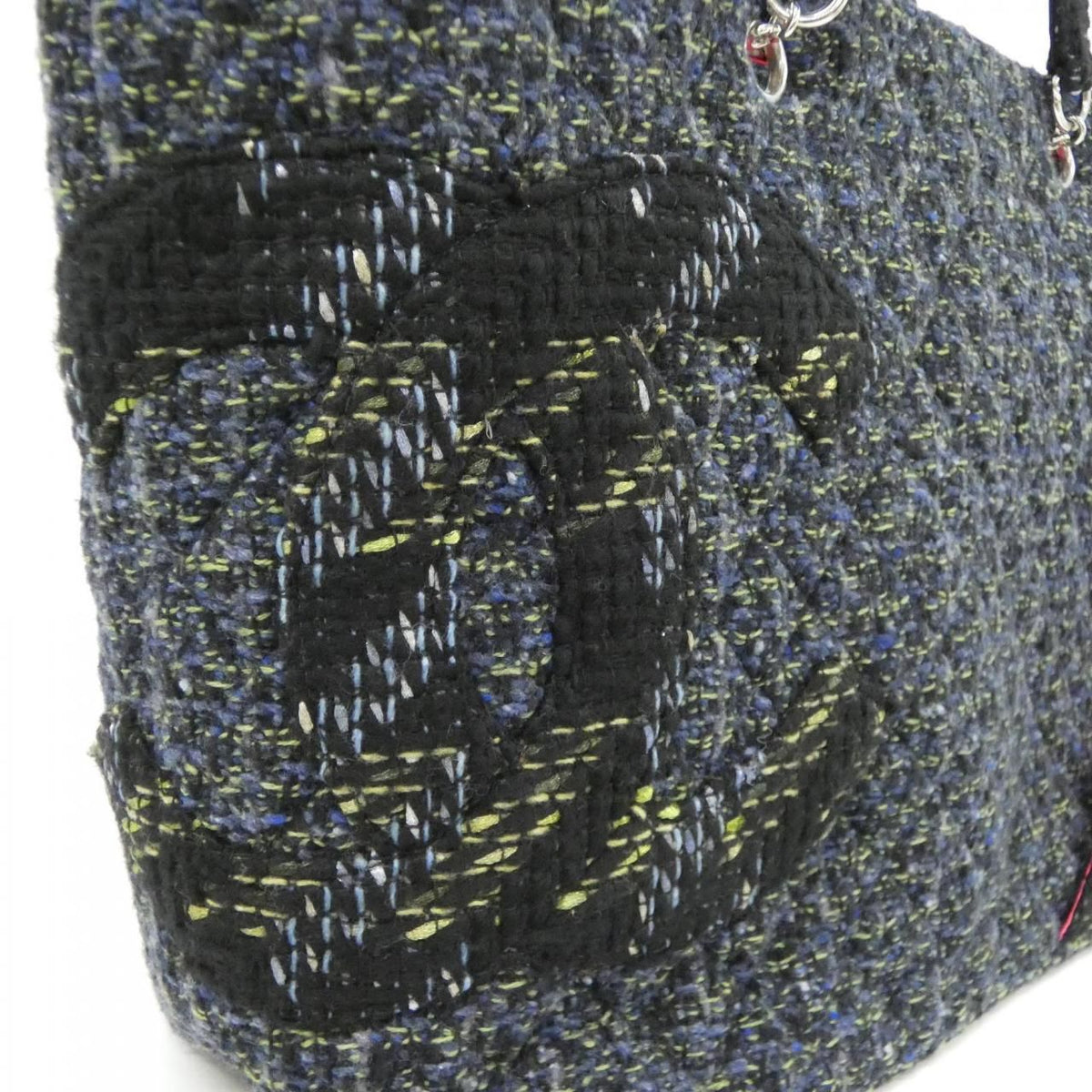 Chanel Cambon Line Tweed Shoulder Bag