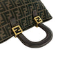 Fendi Zucca Canvas Leather Handbag