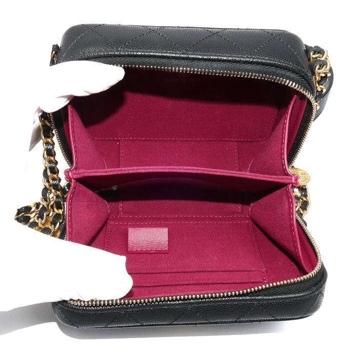 CHANEL Mini Camera Bag Caviar Shoulder Bag