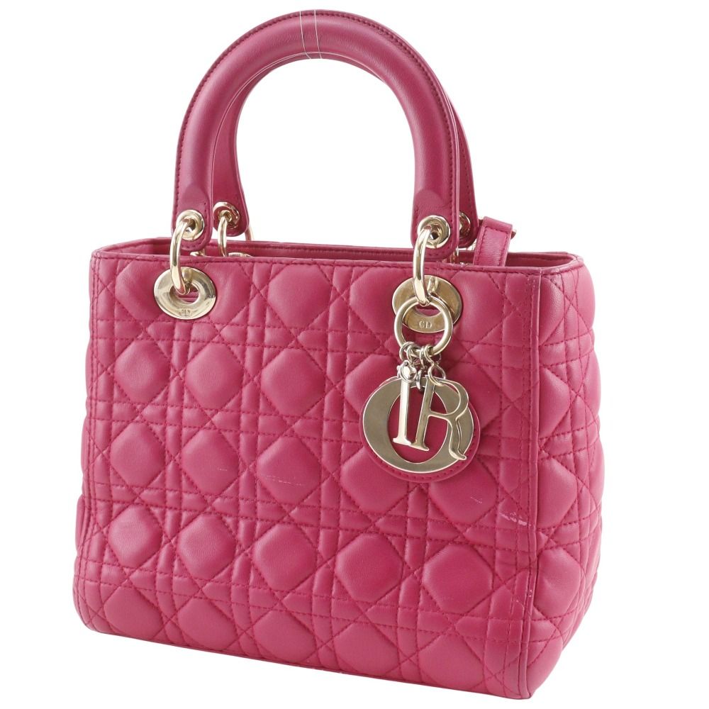 Christian Dior Lady Dior Cannage Lambskin 2way bag