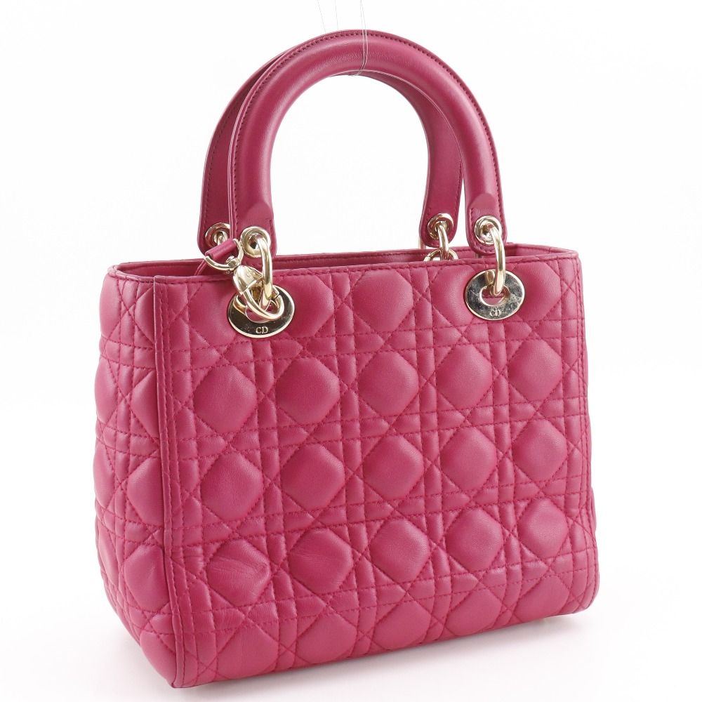 Christian Dior Lady Dior Cannage Lambskin 2way bag